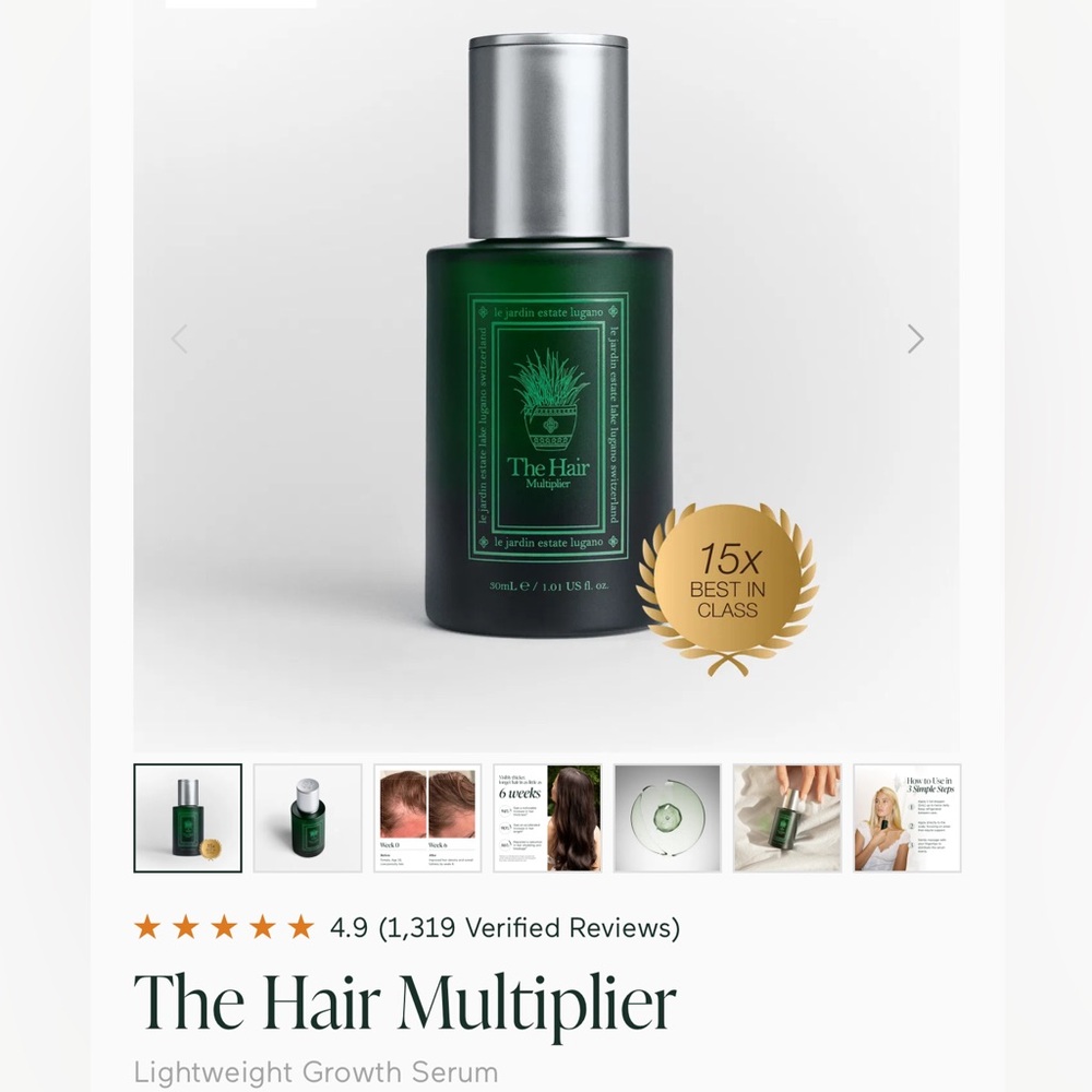 Le Jardin Hair Multiplier- qty 2